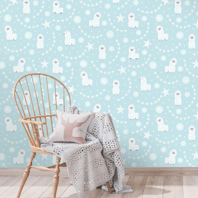 Papel Pintado Alpacas - ALPAKI 02 | MURAKE - 541316