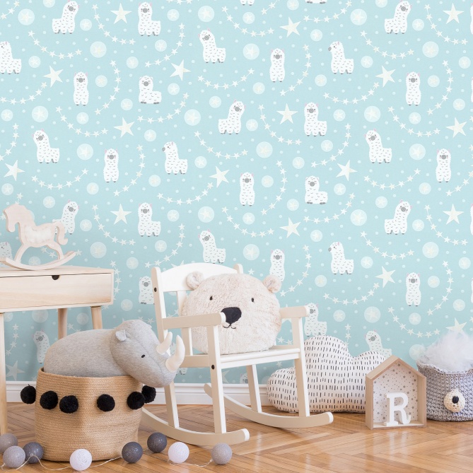 Papel Pintado Alpacas - ALPAKI 02 | MURAKE - 541316