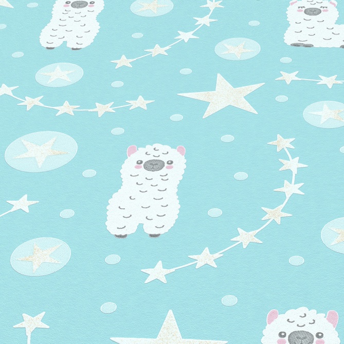 Papel Pintado Alpacas - ALPAKI 02 | MURAKE - 541316