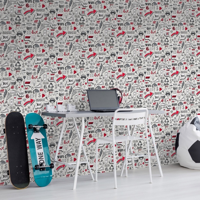 Papel Pintado Cómic - GLUK 01 | MURAKE - 541325