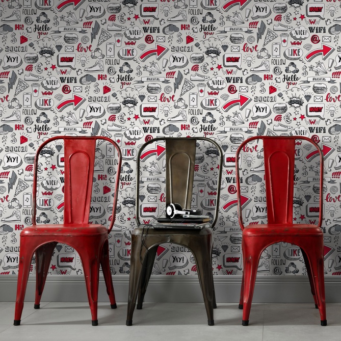 Papel Pintado Cómic - GLUK 01 | MURAKE - 541325