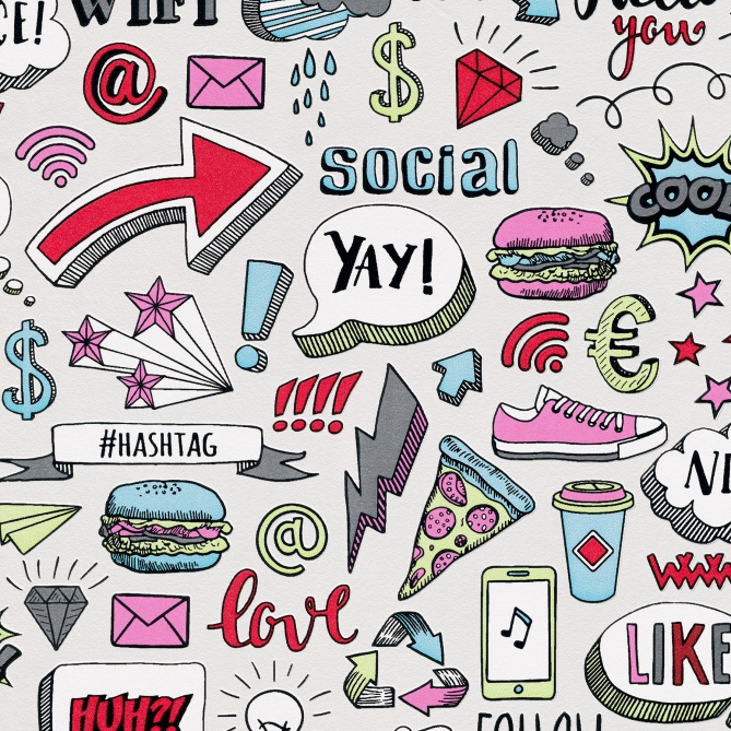 Papel Pintado Cómic - GLUK 02 | MURAKE - 541326