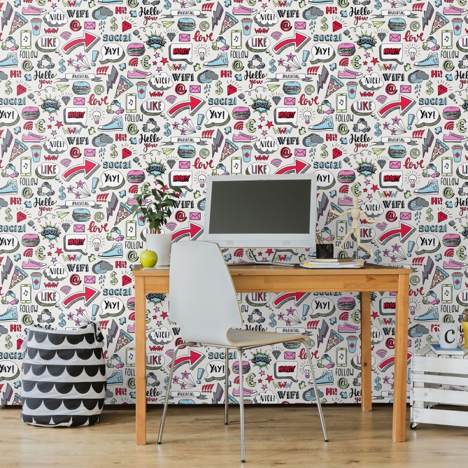 Papel Pintado Cómic - GLUK 02 | MURAKE - 541326