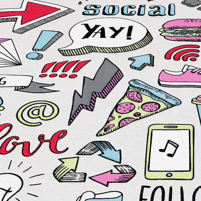 Papel Pintado Cómic - GLUK 02 | MURAKE - 541326