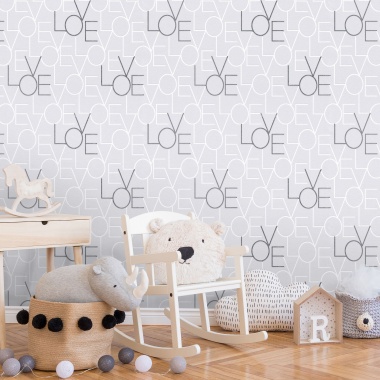 Papel Pintado Letras Love - LERATO 01 | MURAKE - 541336