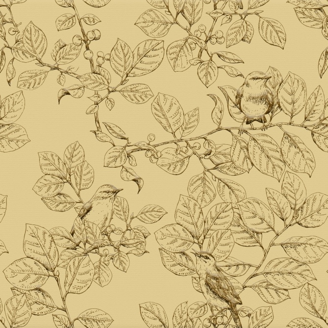 Papel Pintado Pájaros en ramas - ELOPIA 01 | MURAKE - 87531