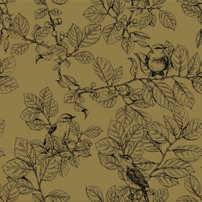Papel Pintado Pájaros en ramas - ELOPIA 05 | MURAKE - 87535