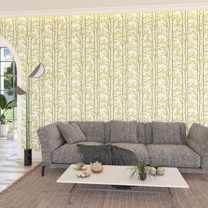 Papel Pintado Planta bambú - PANOPEO 03 | MURAKE - 87573