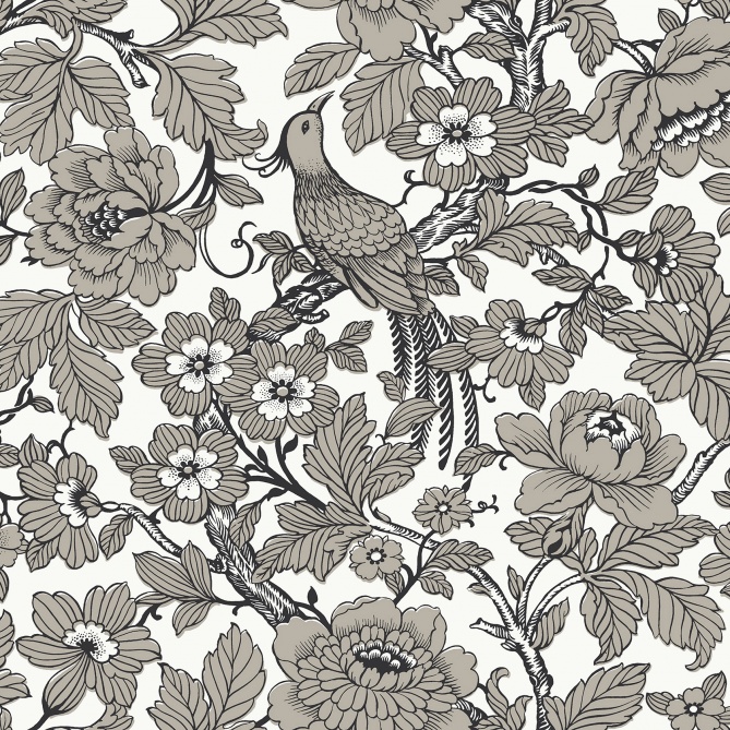 Papel Pintado Flores y pájaros - DESELLA 05 | MURAKE - 91115