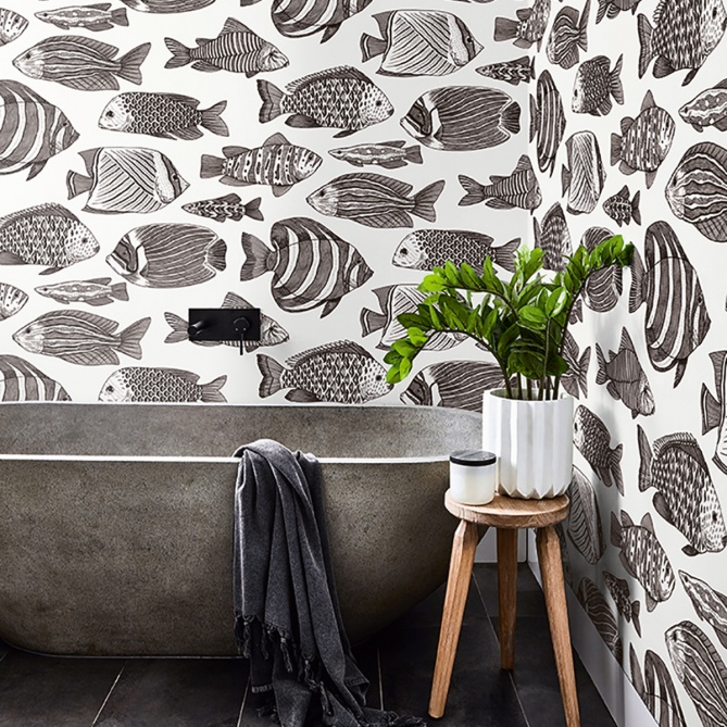 Papel Pintado Peces grandes - ROVIGO 01 | MURAKE - 91121