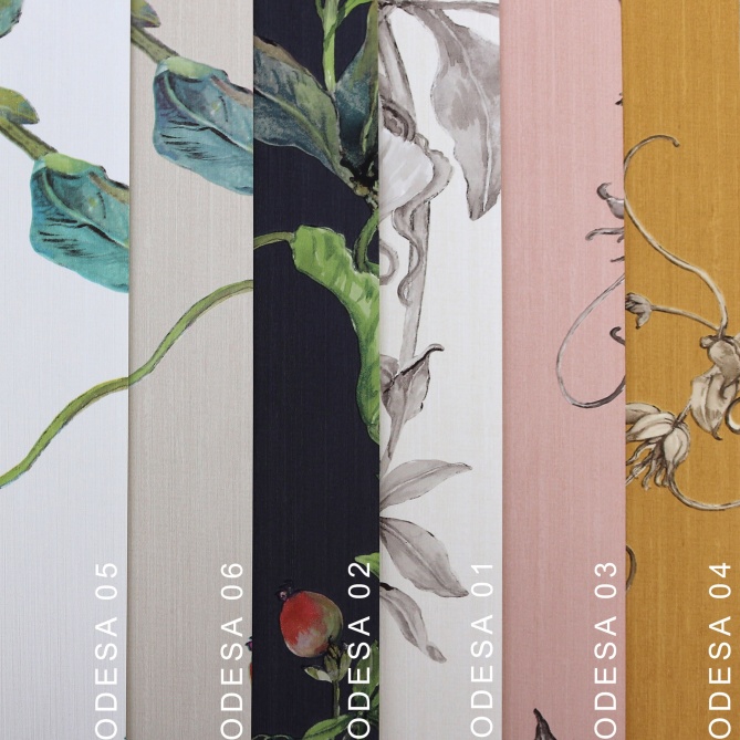 Papel Pintado Flores - ODESA 02 | MURAKE - 45402