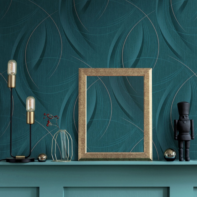 Papel Pintado Bucle curvas - NORCO 03 | MURAKE - 541063