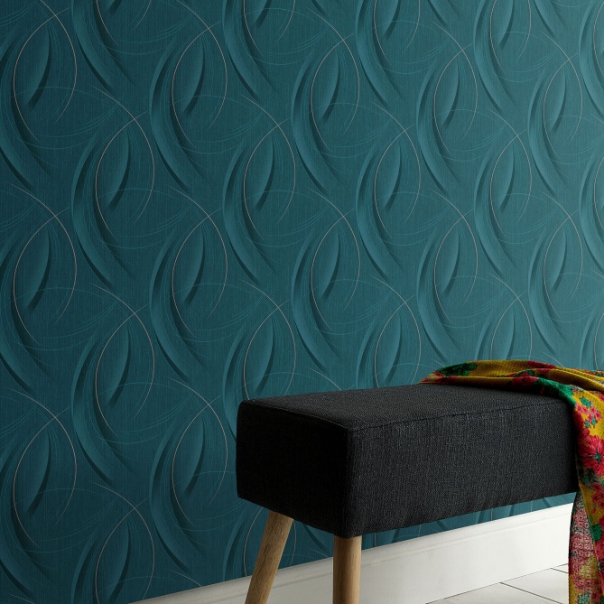 Papel Pintado Bucle curvas - NORCO 03 | MURAKE - 541063