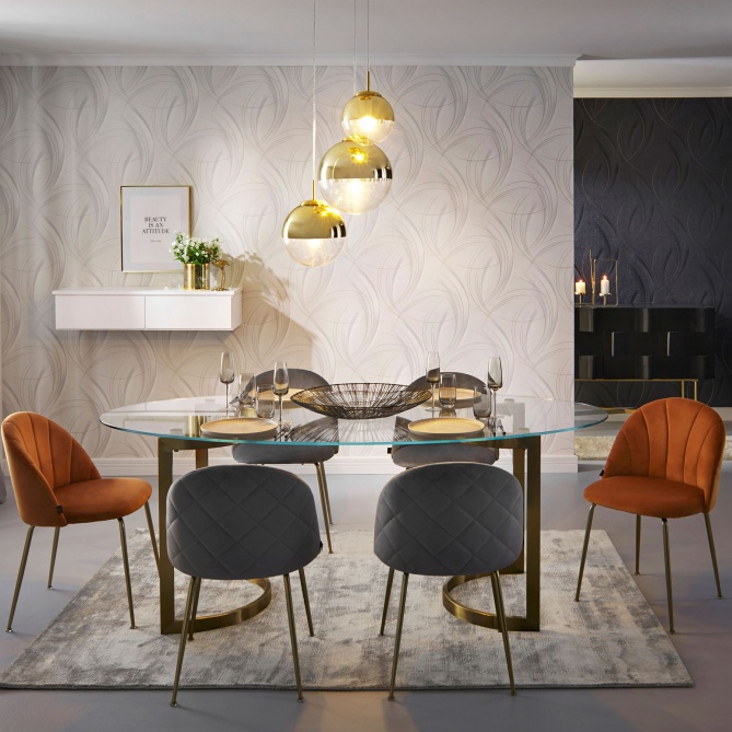 Papel Pintado Bucle curvas - NORCO 04 | MURAKE - 541064