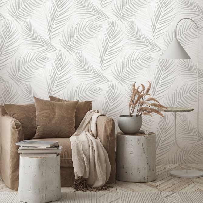 Papel Pintado Hojas de palma - RAMONA 03 | MURAKE - 541093