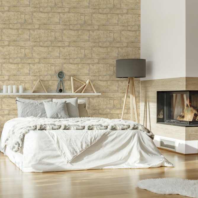 Papel Pintado Bloques piedras - SALINAS 03 | MURAKE - 541103