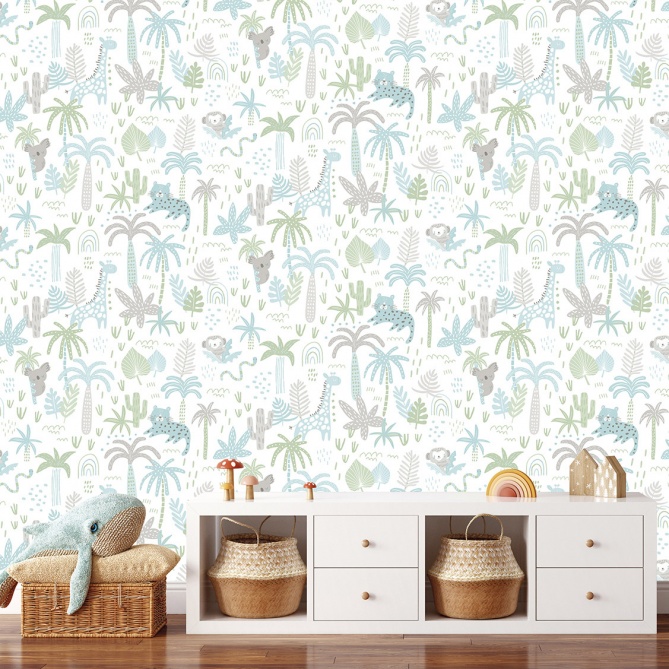 Papel Pintado Animales de la selva - SINKAT 01 | MURAKE - 991581