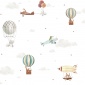 Papel Pintado Globos aerostáticos y aviones - MOKULE 02 | MURAKE - 991642