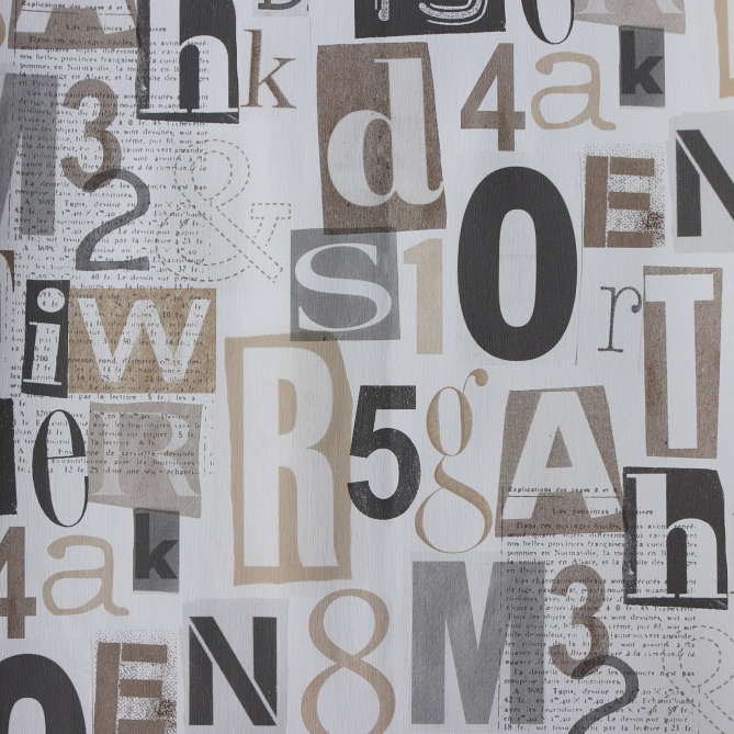 Papel Pintado Letras y números - HELU  | MURAKE - 779179
