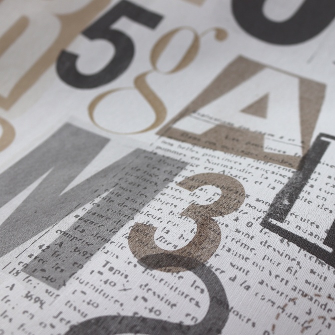 Papel Pintado Letras y números - HELU  | MURAKE - 779179