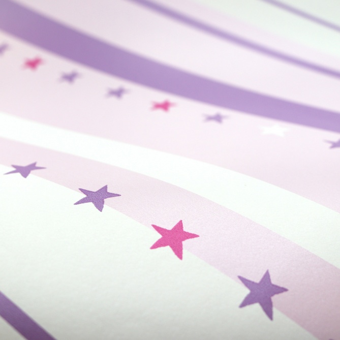 Papel Pintado Rayas con estrellas - STERAN 03 | MURAKE - 779143