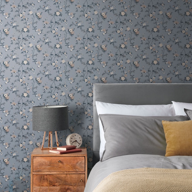 Papel Pintado Zarcillo de flores - SOLON 02 | MURAKE - 991502