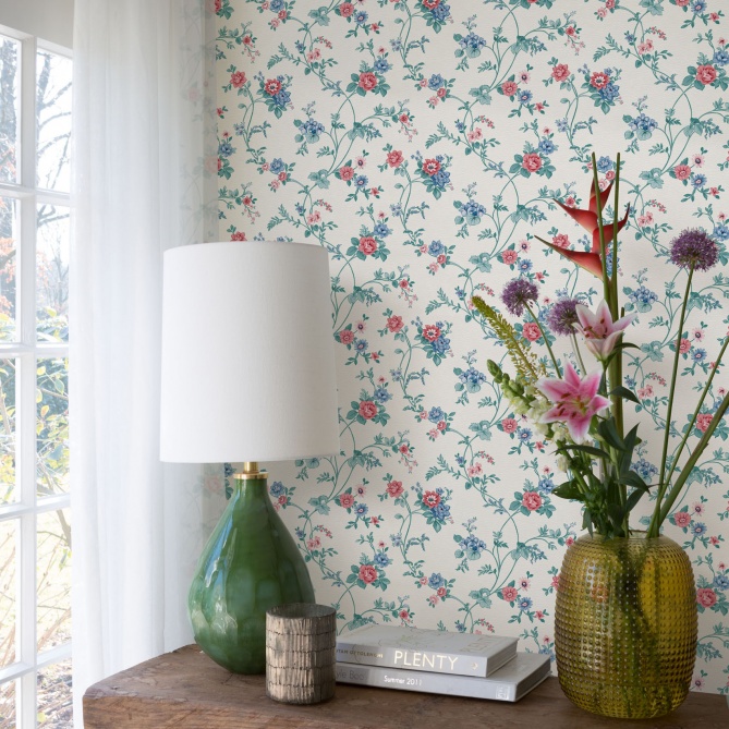 Papel Pintado Zarcillo de flores - SOLON 04 | MURAKE - 991504