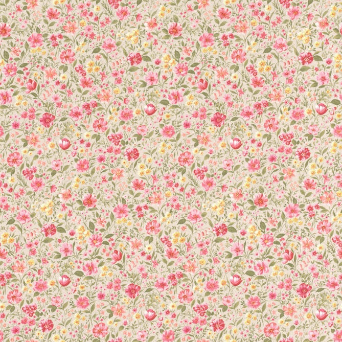 Papel Pintado Flores y hojas campestres - FARGO 04 | MURAKE - 991519