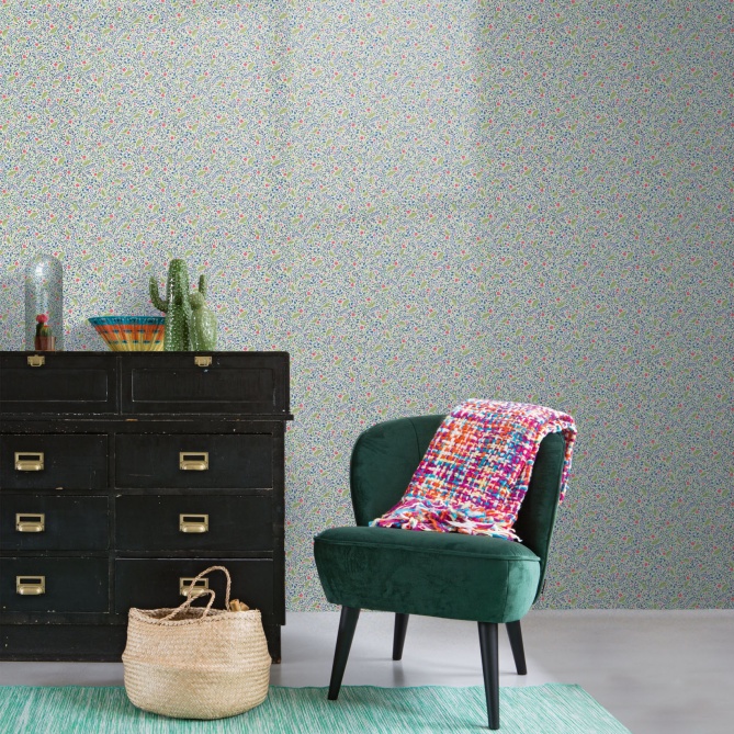 Papel Pintado Flores y hojas - INOLA 01 | MURAKE - 991526