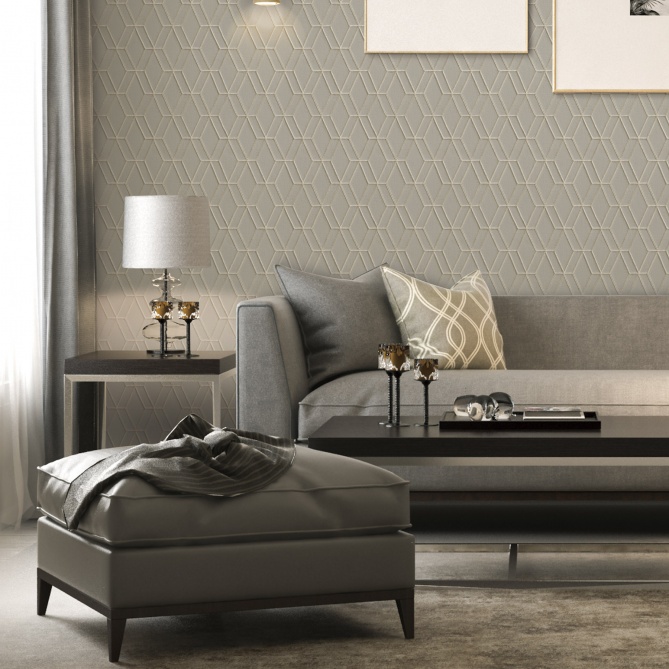 Papel Pintado Rombos  - NOMA 04 | MURAKE - 21254