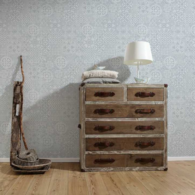 Papel Pintado Azulejos étnicos - LANTANA  | MURAKE - 779320