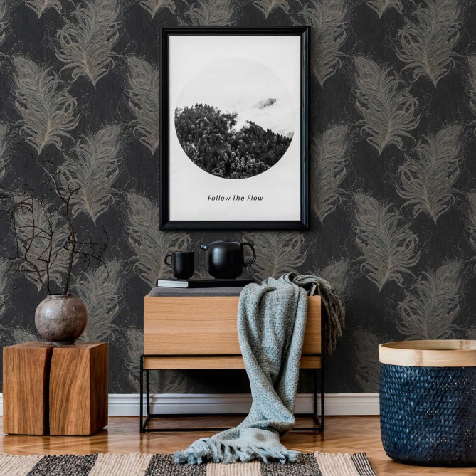 Papel Pintado Plumas - ALMELO 04 | MURAKE - 980034