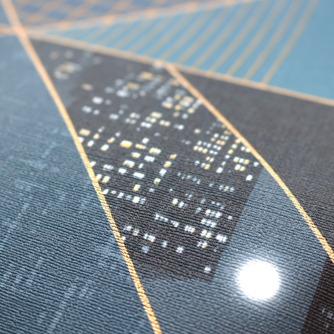 Papel Pintado Geométrico - VAMO  | MURAKE - 779317