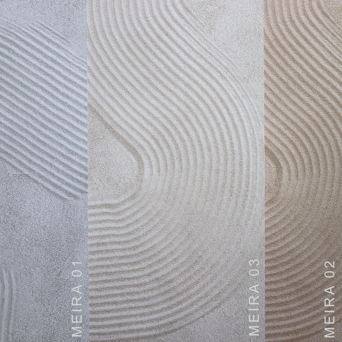 Papel Pintado Curvas abstractas - MEIRA 01 | MURAKE - 44561