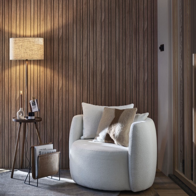 Papel Pintado Multirayas madera - CORGO 02 | MURAKE - 44512