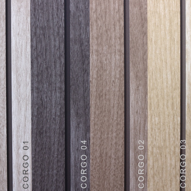 Papel Pintado Multirayas madera - CORGO 04 | MURAKE - 44514