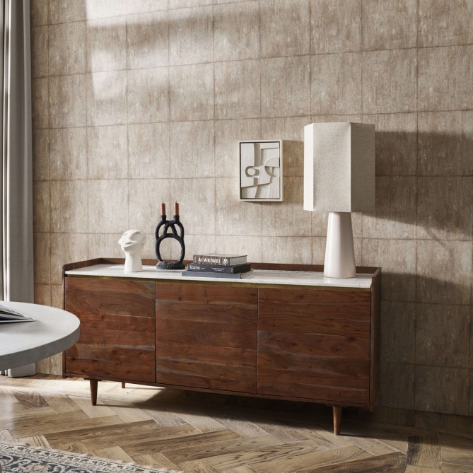 Papel Pintado Cuadrados industriales - QUIROGA 02 | MURAKE - 44552