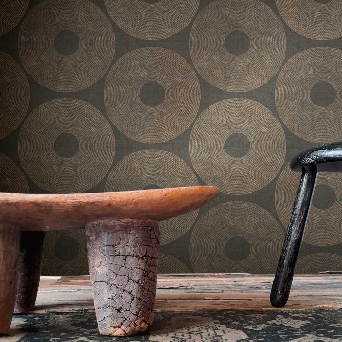 Papel Pintado Grandes círculos - SALOLE 02 | MURAKE - 552812