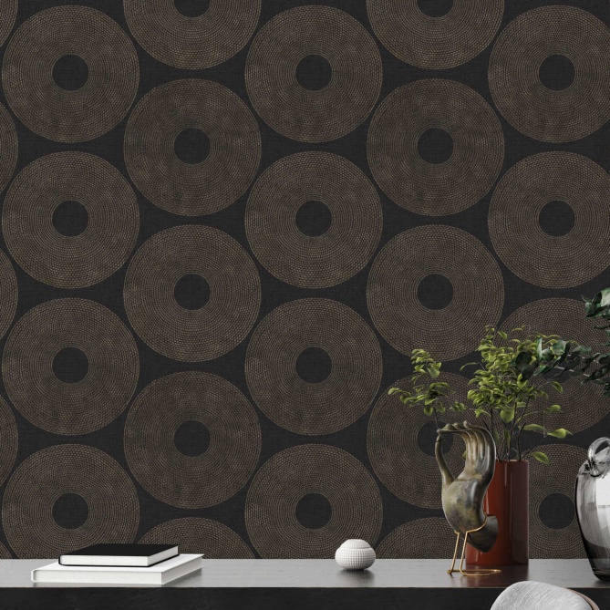 Papel Pintado Grandes círculos - SALOLE 02 | MURAKE - 552812