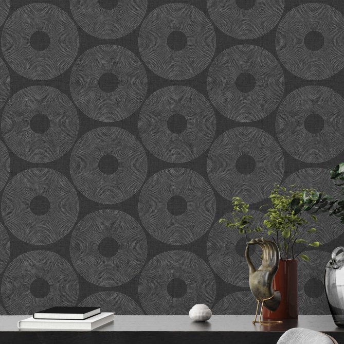 Papel Pintado Grandes círculos - SALOLE 03 | MURAKE - 552813