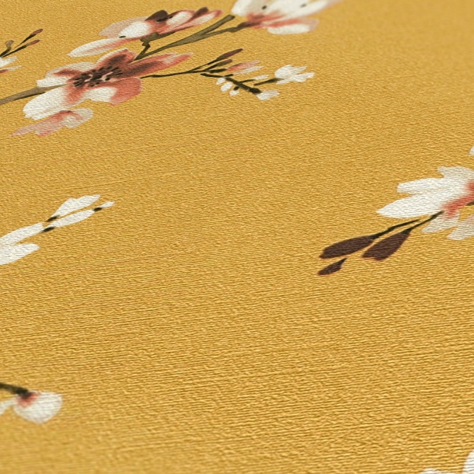 Papel Pintado Flor cerezo y ramas - NEGASH 01 | MURAKE - 552831