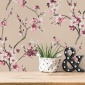 Papel Pintado Flor cerezo y ramas - NEGASH 03 | MURAKE - 552833
