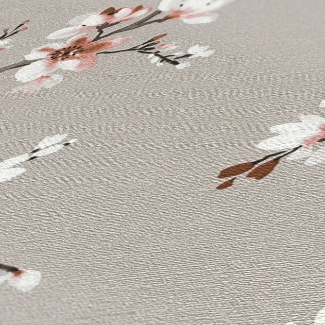 Papel Pintado Flor cerezo y ramas - NEGASH 04 | MURAKE - 552834