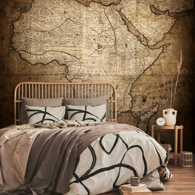 Mural Mapa vintage - MEDEA  | MURAKE - 85055