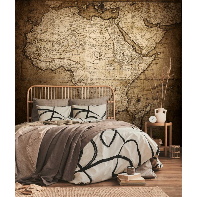 Mural Mapa vintage - MEDEA  | MURAKE - 85055