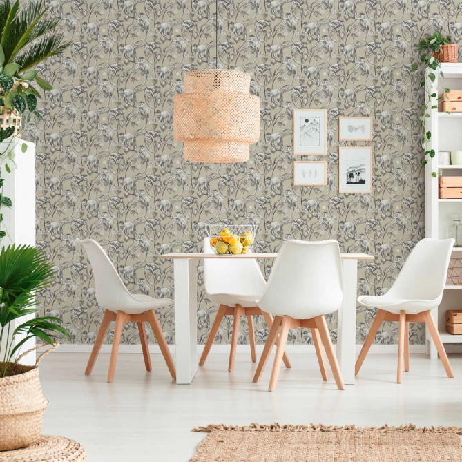 Papel Pintado Monos - BAEZA 03 | MURAKE - 90803