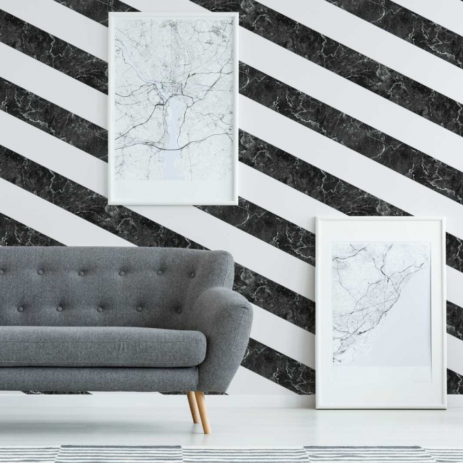 Papel Pintado Rayas mármol - IRUELA 01 | MURAKE - 90896