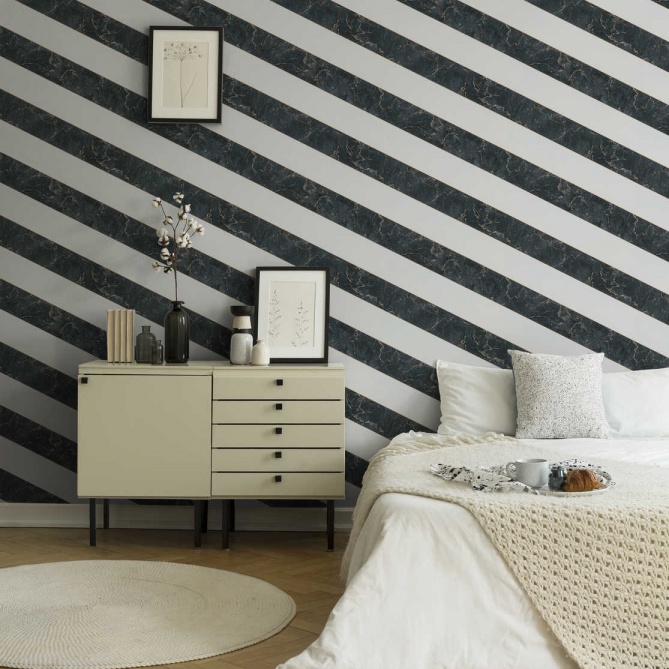 Papel Pintado Rayas mármol - IRUELA 03 | MURAKE - 90898