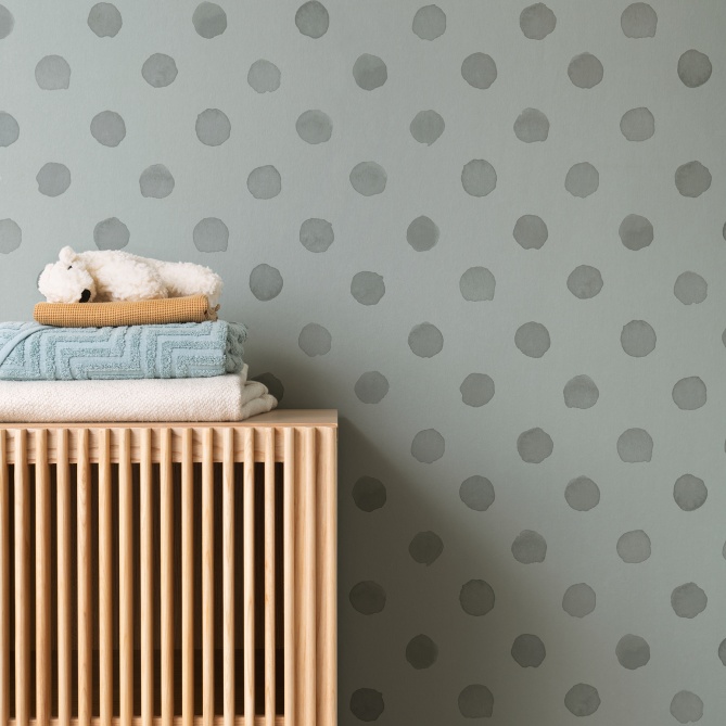 Papel Pintado Lunares acuarela - MANGOCHI 03 | MURAKE - 991843