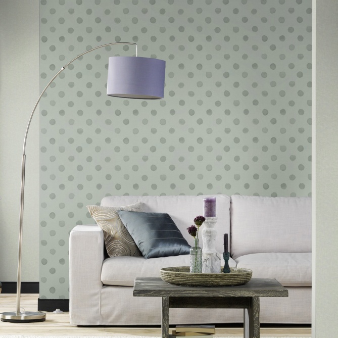 Papel Pintado Lunares acuarela - MANGOCHI 03 | MURAKE - 991843